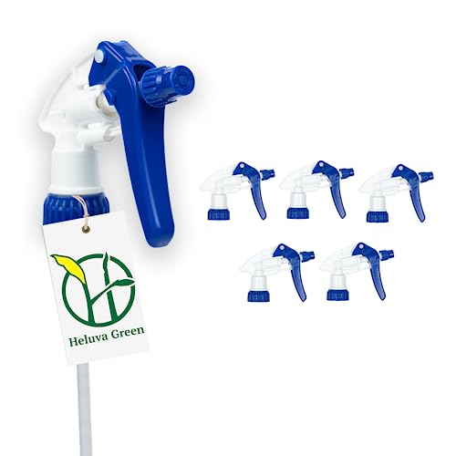 Spray Bottle Nozzle Replacement Tops (6 Pack / Blue)