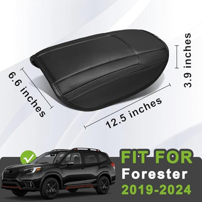 Armrest Cover for Subaru Forester 2019 (21) 19-24 |Forester| Black, Regular)