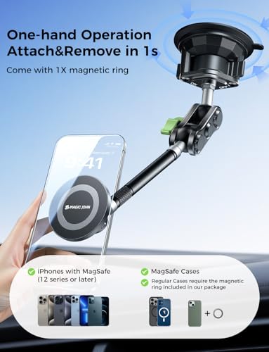 Magnetic Car Phone Holder (Extended)