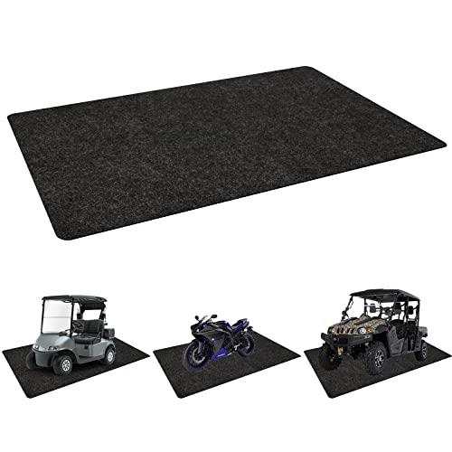 Non Slip Golf Cart Parking Mat 4.9 Ft × 9.1 Ft Garage Floor Mat (4.9‘x9.1’)