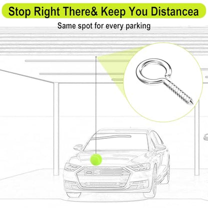 Garage Tennis Ball Parking Aid (Tennis Ball*4)