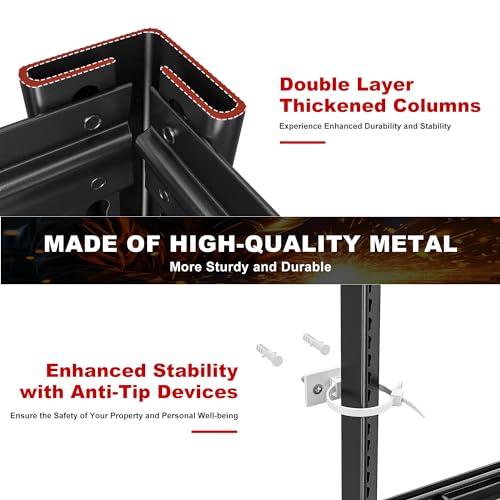 3500LBS Garage Shelving (6-Tier,55" W x 26" D x 84" H)
