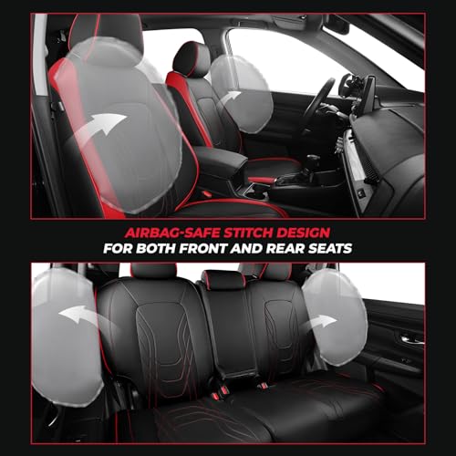 Seat Covers for 2023 (Black & Red / CR-V 2023-2026 Full Set)