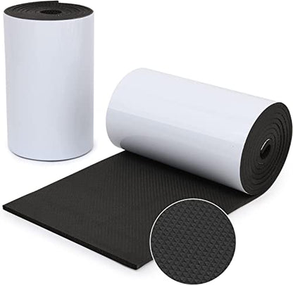 Garage Wall Protector (2 Roll 79"x8"x0.25" / Black)