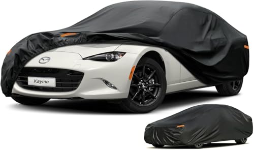 Sports Car Cover Waterproof All Weather (PE-Black / 1 C1 Fit Sports/Small Car-Length (Up To 168"))