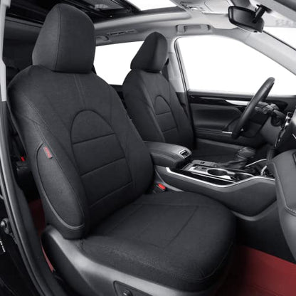 Car Seat Covers for Toyota 2018 (Black / 2018-2023 XLE, XSE, XLE V6, XSE V6)