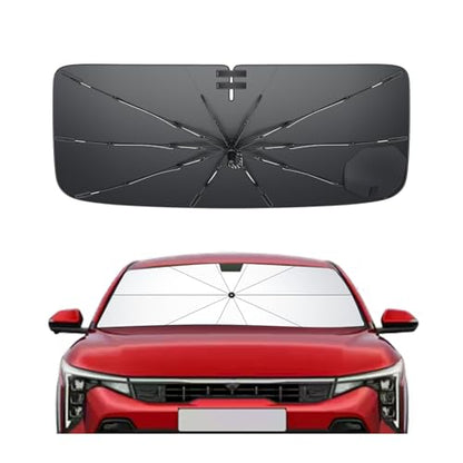 for 2025 2026 Kia K4 Windshield Umbrella Sunshade [Easier Foldable] for 2025 2026 Kia K4 Accessories 2026 K4 Sunshade Umbrella for 2026 K4 Windshield Sun Shade Umbrella (2025 2026 Kia K4（Umbrella）)