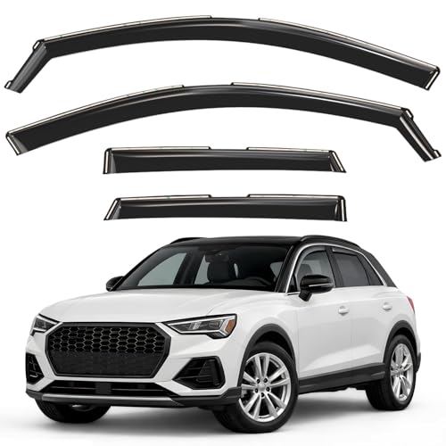 Window Deflectors Smoke Tinted in (For Q3 19-25)