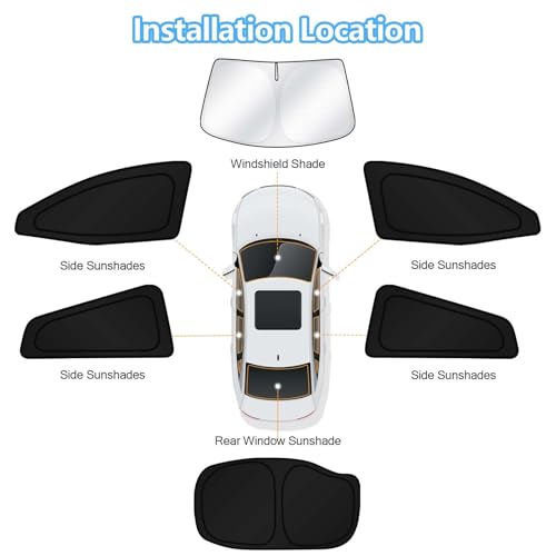 Car Window Shades for 2016 (FOR | Prius 2016-2022)