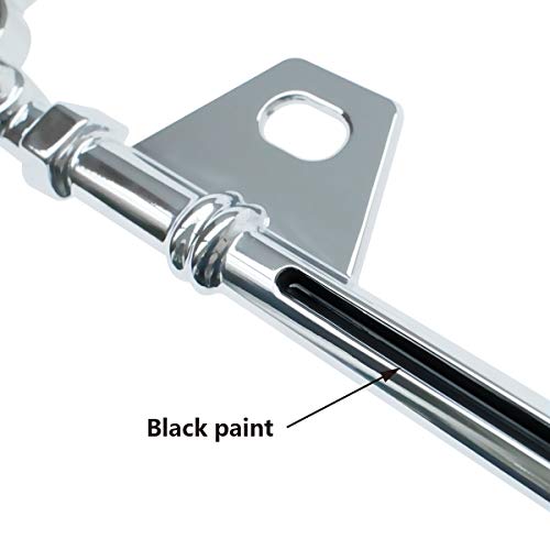 3D Chrome License Plate Frames (Screw Pattern)