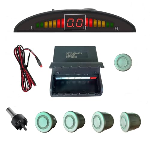 Parking Sensor Kit Backup Sensor Kit Reverse Sensor for Pickup & Extended Vehicle (Champagne Gold)