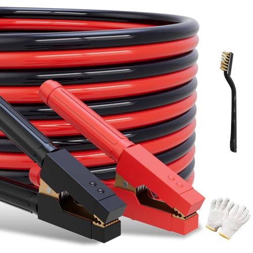 Heavy Duty Jumper Cables for Car Battery (0 Gauge （30FT）)