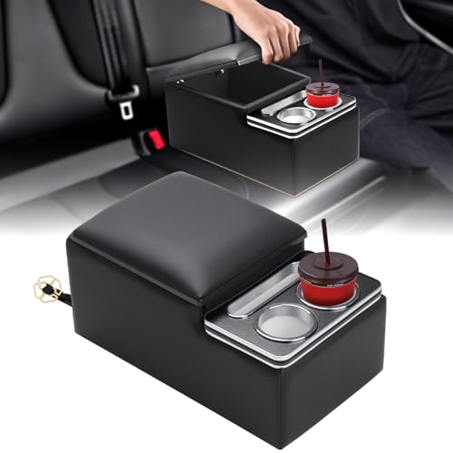 Upgraded Bench Seat Center Console with Cup Holder & Phone Holder