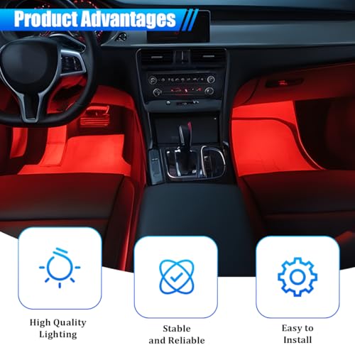 Car Interior LED Lights (Multicolor)