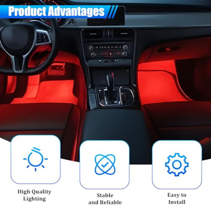 Car Interior LED Lights (Multicolor)