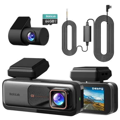 4k Dash Cam Front and Rear (Silver)