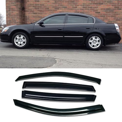 Window Visors Rain Guards for 2002 (2002-2006 Nissan Altima)
