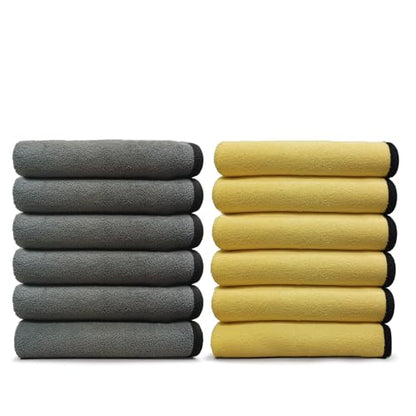VPD Microfiber Coral Fleece Towels (15.75" by 23.5")