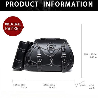Motorcycle Saddlebags (Black-1)