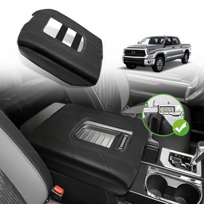 Armrest Cover for Toyota Tundra 2014 (10) 14-21 |Tundra| Bucket Seat, +Thick)