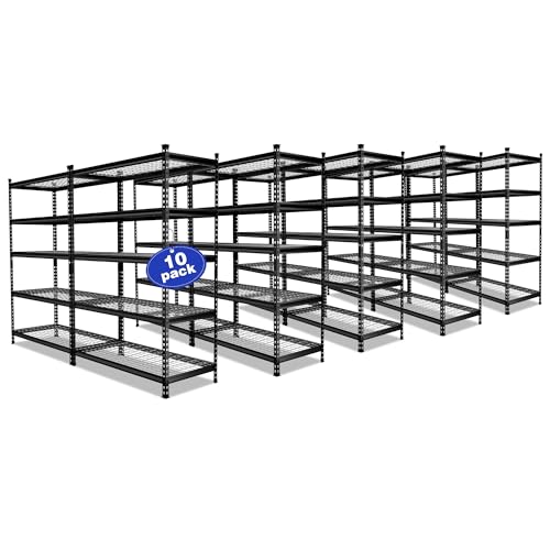 5 Tier Metal Shelving (48"W x 24"D x 72"H)