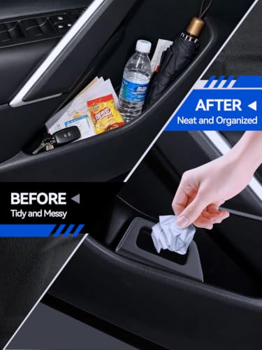 for Corolla Trash Can 2022 2023 2024 2025 2026 Toyota Corolla Cross Accessories Trash Bin for Storage Garbage Can Silicone 2PCS (for 2022-2026 Toyota Corolla Cross)