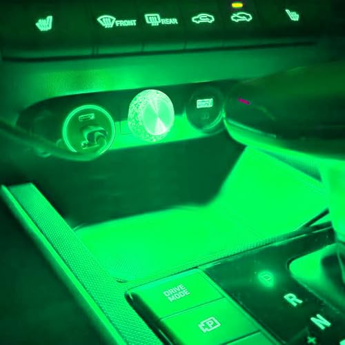 4PCS USB LED Car Interior Atmosphere Lamp (Green)