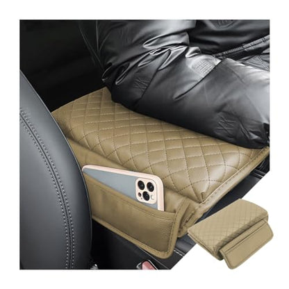 Car Armrest Cushion (Beige)