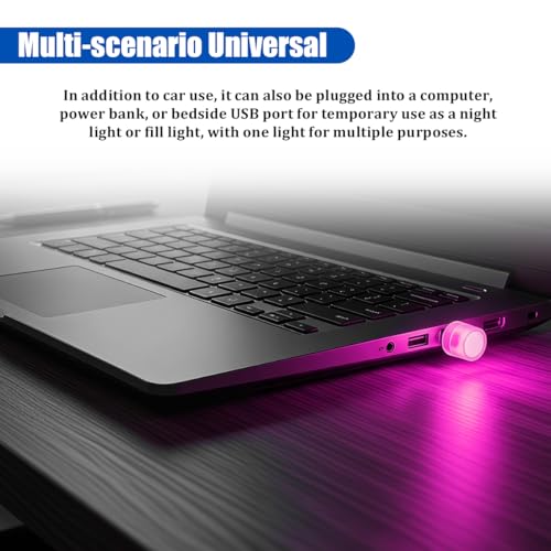 4 Pack USB LED Ambient Lights (Multicolor Rapid Flashing)