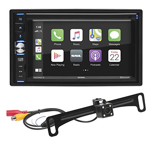 DDCP62 R Apple CarPlay Car Multimedia Player (6.2 inch + Backup Camera)