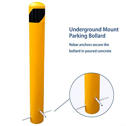 46" Pour in Place Steel Bollard Post (46" H x 5.5" D)