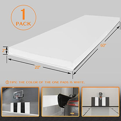 1 Pack Wall Protection Pad (60" x 20" x 2" / 1 PACK / WHITE)