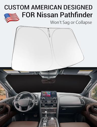 Custom Fit Car Windshield Sun Shade for 2022 (Nissan Pathfinder 2022-2026)