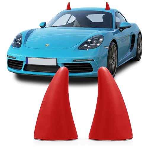 3D Devil Horns Sticker (Classic Red)