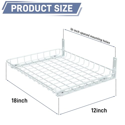 Wall Shelves 12 * 18 inch Wall (White / 12x18 in)