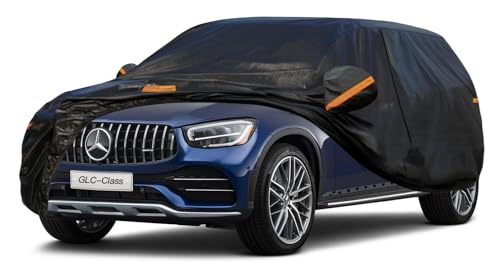 7 Layers Waterproof SUV Car Cover for Mercedes Benz GLC 2016 (PE-Black / Custom Fit Mercedes-Benz GLC)