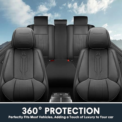 Car Seat Covers Full Set (FULL SET / BLACK)