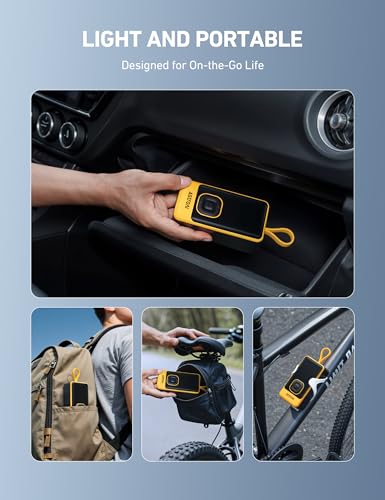 L7 Air Tire Inflator Portable Air Compressor (Yellow)