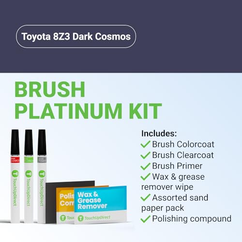 Car Paint Touch Up Brush Kit (Brush - Platinum Kit / Dark Cosmos)