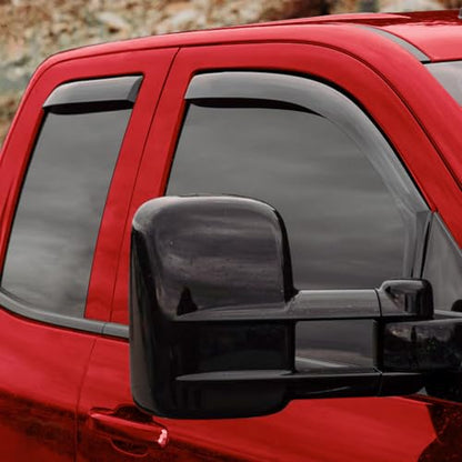 in Channel Extra Durable Rain Guards for Trucks Chevrolet (For Silverado 14-18 1500/2500/3500 In-channel)