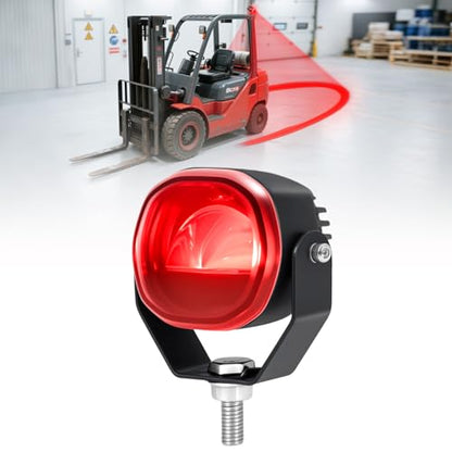 LED Forklift Arc Safety Light Red Warning Line Lamp for Industrial Lift (Red)