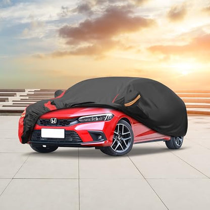 Car Cover Waterproof All Weather for Automobiles.Fit Sedan Up 178 (A3 Fit Sedan Length 178-185 inch / 1 Sedan Car Cover)