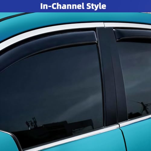 in Channel Window Visors Rain Guards Fit for Honda HR (For 2016-2022 HR-V)
