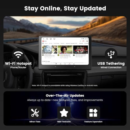 9.15" QLED Wireless CarPlay Screen for Car (9.15")