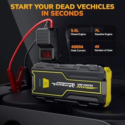 4000A Portable Jump Starter for Car (D01)
