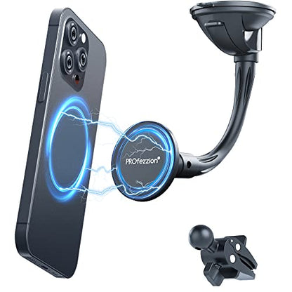 for MagSafe Car Windshield Mount Magnetic Holder (Car Windshield, Dash or Vent)