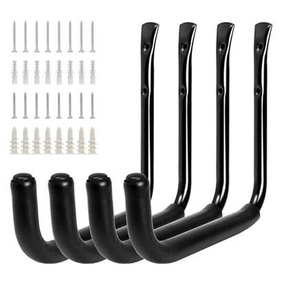 10" Garage Organization Wall Hooks (10''-4pcs)