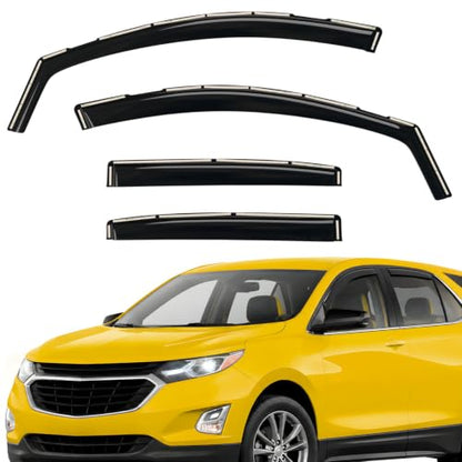 Extra Durable Window Deflectors in (For Chevy Equinox 18-24)