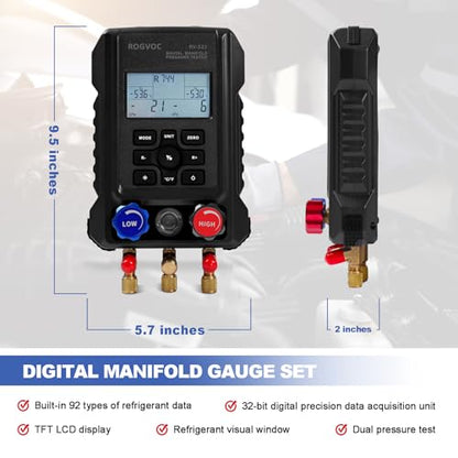 3 Way Digital Manifold Gauge (3-Way Digital Manifold Gauge)