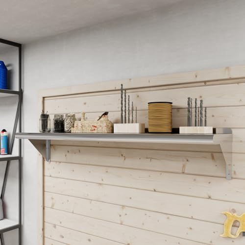 10 in. x 48 in. Stainless Steel Wall Mount Shelf (10 in. x 48 in.)
